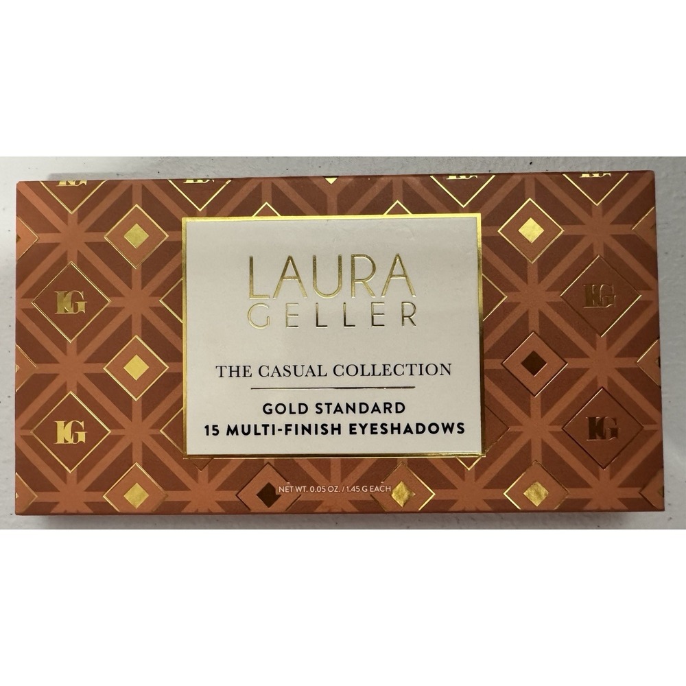 LAURA GELLER Casual Collection Gold Standard 15 Multi Eyeshadow Palette- SEALED